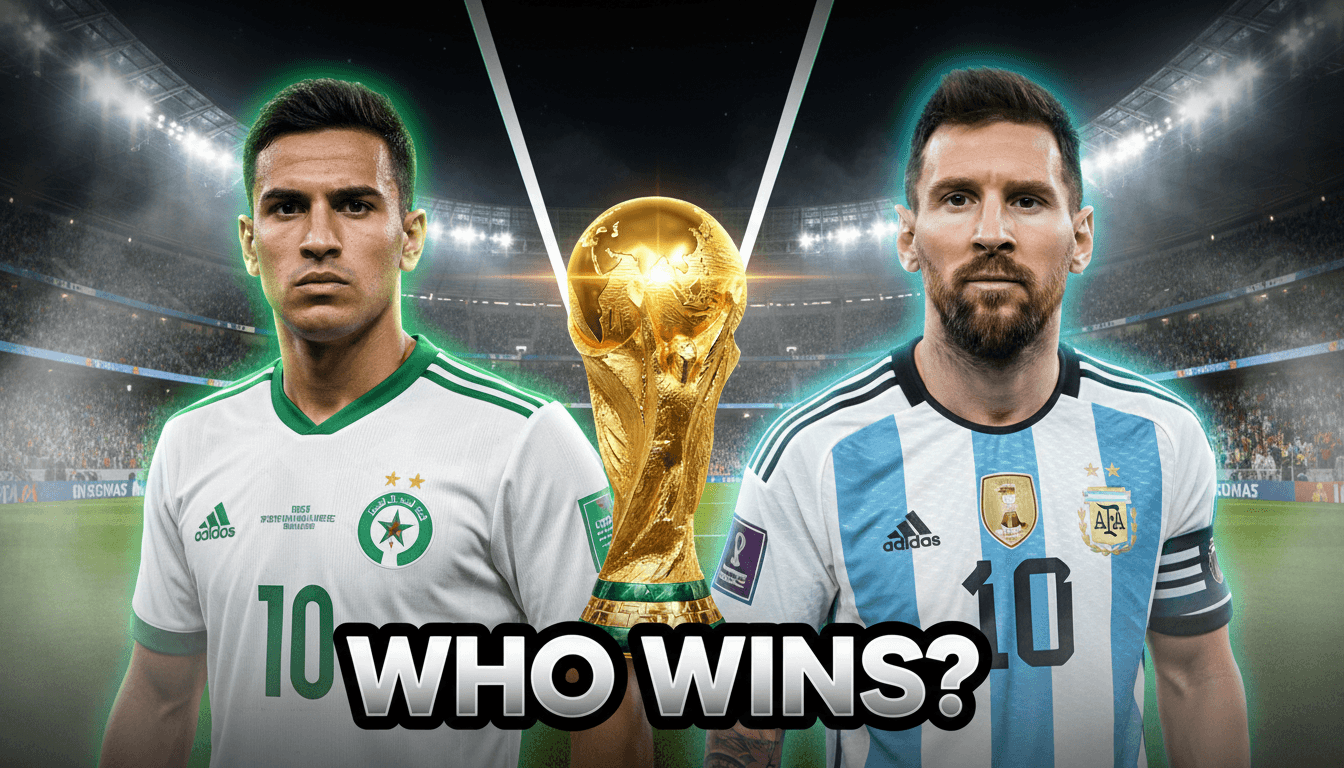 Argentina vs Algeria: Who Wins the Ultimate Football Clash?