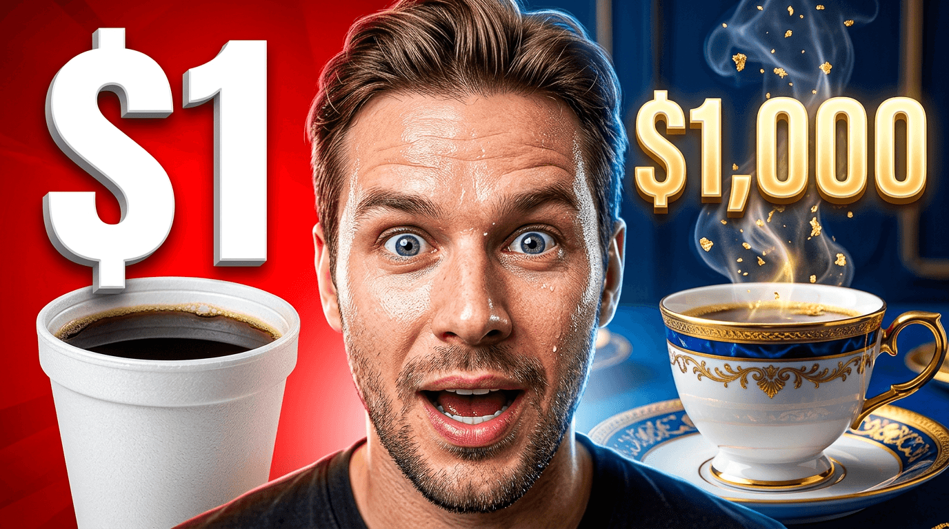 $1 vs $1,000 Coffee