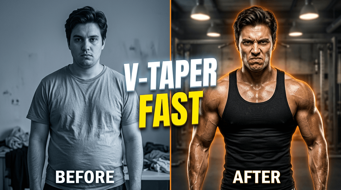 How To Build the PERFECT V-TAPER Physique… FAST