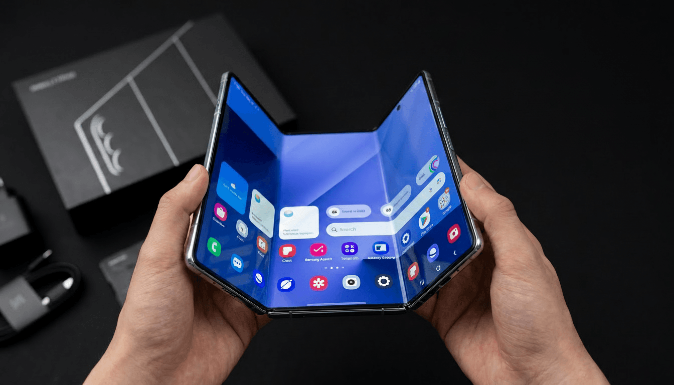 This Phone Folds TWICE: Samsung Galaxy Z TriFold